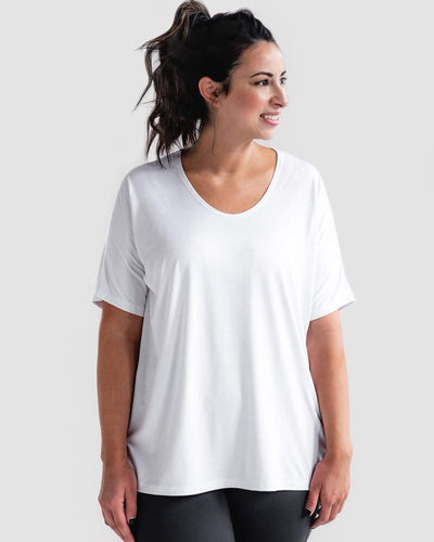 Tupelo Honey Boardwalk Maternity Dolman Tee WHITE / XS Short Sleeve Top