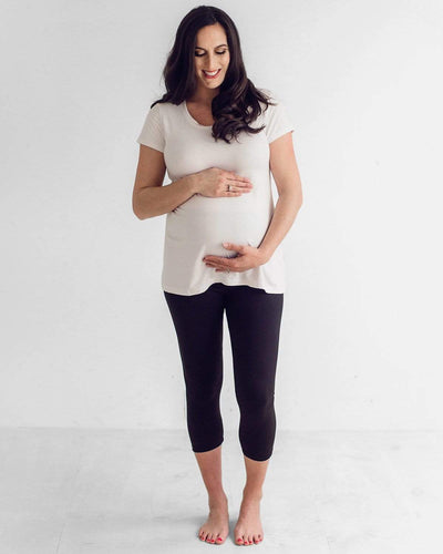 Tupelo Honey Comfy Maternity Cropped Leggings Pant