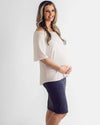 Tupelo Honey Easy Maternity Pencil Skirt CHARCOAL NAVY / XS Skirt