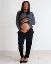 Tupelo Honey Mama Maternity Straight Pants BLACK / XS Pant