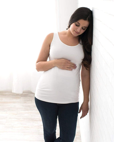 Tupelo Honey Maternity Body Tank WHITE / XS Tank