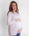 Tupelo Honey Maya Maternity Dolman WHITE / XS Long Sleeve Top