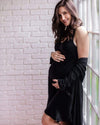 Tupelo Honey Satin Maternity Nightgown Gown