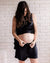 Satin Maternity Sleep Shorts
