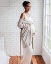 Tupelo Honey Soft Rib Maternity  Robe Robe