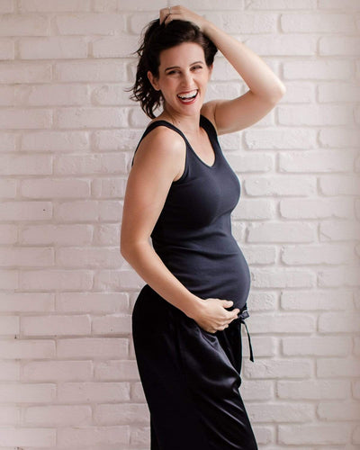 Tupelo Honey Soft Rib Maternity Tank Tank